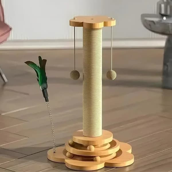 OBOSOE Pet Cat leksak katt skraper skivbord katt stick bollar hållbara Sisal skrapa bräda katt förnödenheter katt gripa kolumn