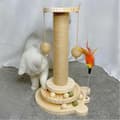 Miniatyrbild 2 av 9: OBOSOE Pet Cat leksak katt skraper skivbord katt stick bollar hållbara Sisal skrapa bräda katt förnödenheter katt gripa kolumn
