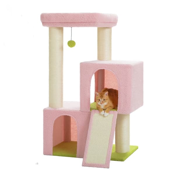 Kattträd, Flerplansdesign, Stabil Konstruktion,AMT0267PK, L
