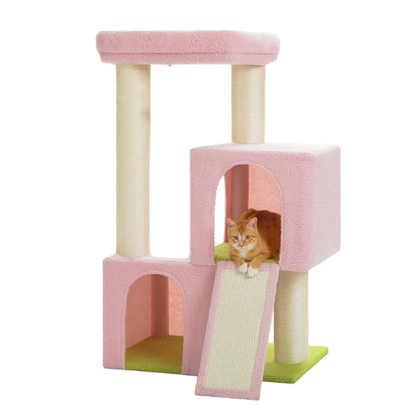 Kattträd, Flerplansdesign, Stabil Konstruktion,AMT0267PK, L