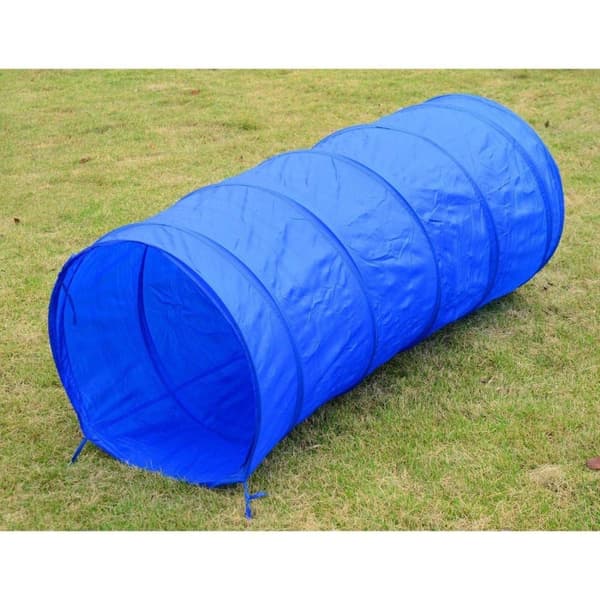 Rootz Dog Agility Tunnel - keltainen, sininen - pe, polyesteri - 58,26 cm x 60 cm x cm