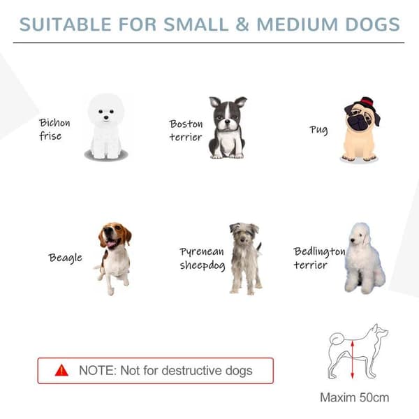 Rootz Pet Guard Ovi - Wit - Dennenhout - 84,64 cm x 14,96 cm x 29,52 cm