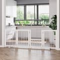 Pikkukuva 9 / 10: Rootz Pet Guard Ovi - Wit - Dennenhout - 84,64 cm x 14,96 cm x 29,52 cm
