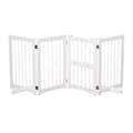 Pikkukuva 2 / 10: Rootz Pet Guard Ovi - Wit - Dennenhout - 84,64 cm x 14,96 cm x 29,52 cm