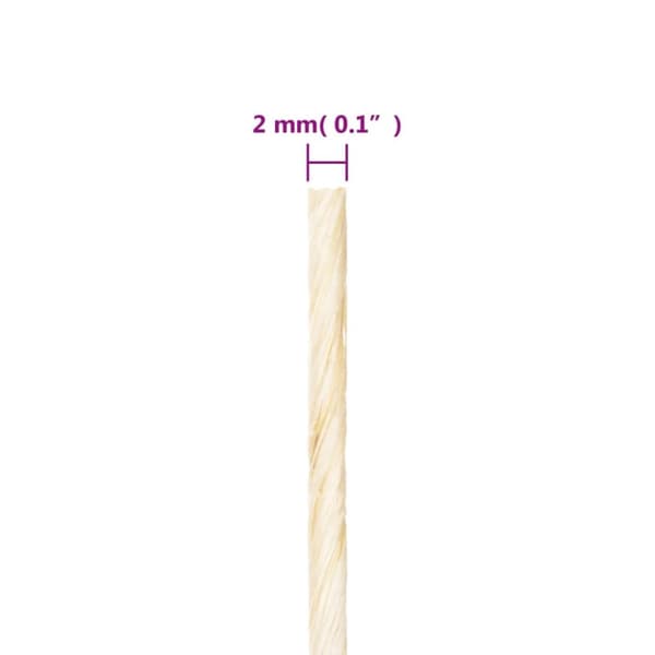 reb 100 % sisal 2 mm 3000 m