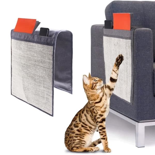 Skrapstolpe - Ej specificerat - 117x29cm - Bomull, linne, sisal - Soffskydd - Rektangulärt