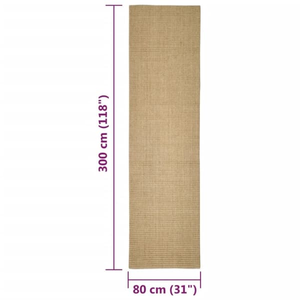 Sisalmatto raapimispuulle 80x300 cm
