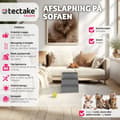 Miniatyrbillede 2 af 7: Kæledyrstrappe Paw Path med plysbetræk 37 x 45 x 34,5 cm - grå