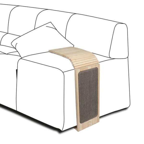 D&amp;D Henny Scratching Post - Beige - 25 x 10 x 55 cm - För katter