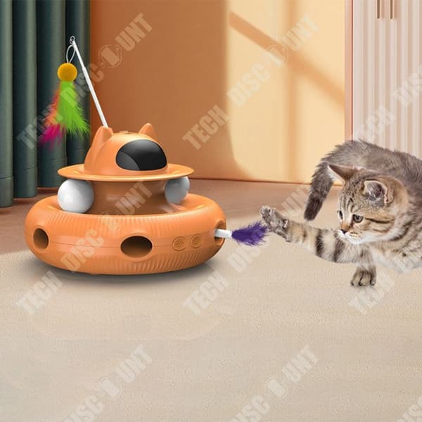 TD® Pet Leksaker Smart Cat Teaser Elektriska kattleksaker Retande Retande Stick Pet Cat Toys