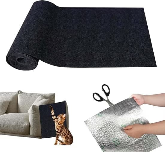 Lollanda selvklæbende kattekradsepude, vægbeklædning til kradsepude, kradsepude til sofa, kat kradsemåtte, hjørne DIY