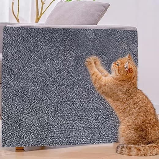 Lollanda Självhäftande klösplatta för katt, väggskydd för klösplatta, klösplatta för soffa, kattklösmatta, hörn DIY