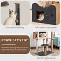 Miniatyrbild 4 av 5: Lollanda Självhäftande klösplatta för katt, väggskydd för klösplatta, klösplatta för soffa, kattklösmatta, hörn DIY