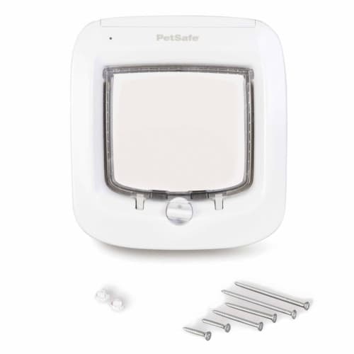 PetSafe Kattlucka med mikrochip vit PPA19-16145