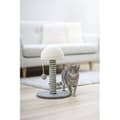 Miniatyrbild 2 av 3: KERBL - Klösträd för katt - Stam 42 cm - FUNGHI - Grå/vit - Sisal - Bas: ø 30 cm