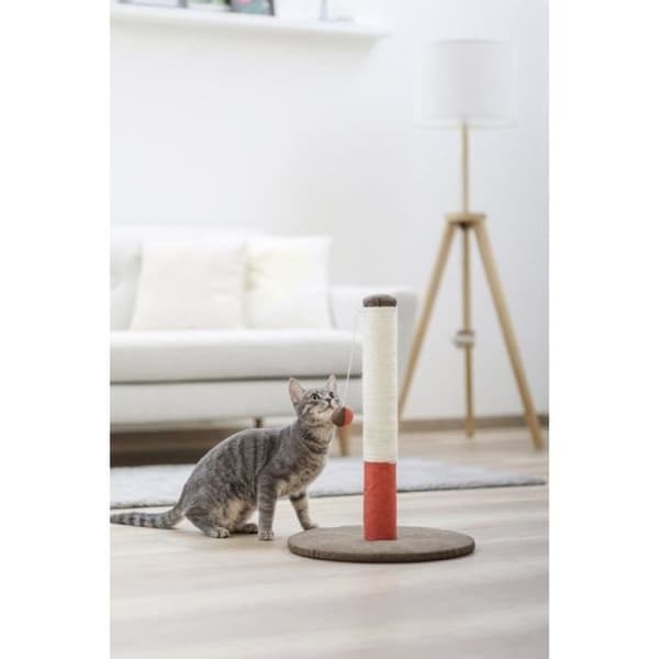 KERBL - Klösträd för katt - Stamm - 50cm - OPAL BASIC - Bordeaux/brun - Sisal