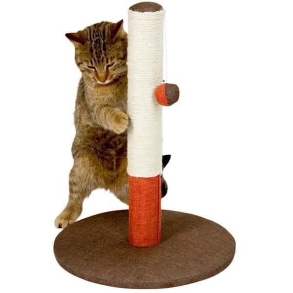 KERBL - Klösträd för katt - Stamm - 50cm - OPAL BASIC - Bordeaux/brun - Sisal