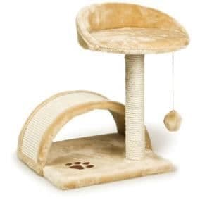Skrapstolpe - Stolpe och båge - Beige - 50Cm