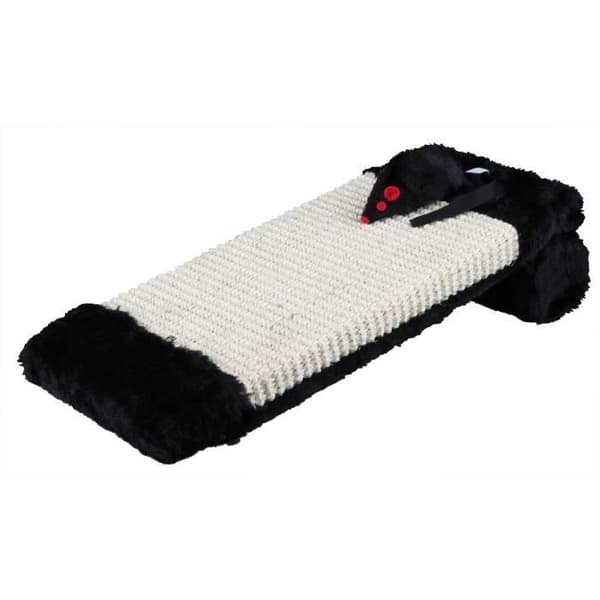 Griffoir på rulle - TRIXIE - Matta i sisal / plysch - 15 × 35 cm - Naturlig / Svart
