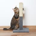 Miniatyrbild 2 av 6: Relaxdays Kattträd, Klösträd, Klösbräda, Lekboll, Grå, M8, Sisal, Modern, Design, Inomhus, H : 54 cm, grå