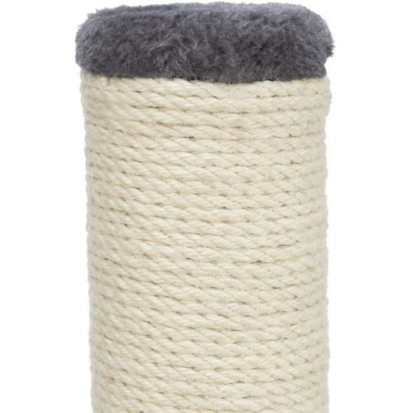 Kattskrapstolpe - Trixie - Batres - Jute och plysch - 38x38 cm - Höjd 62 cm
