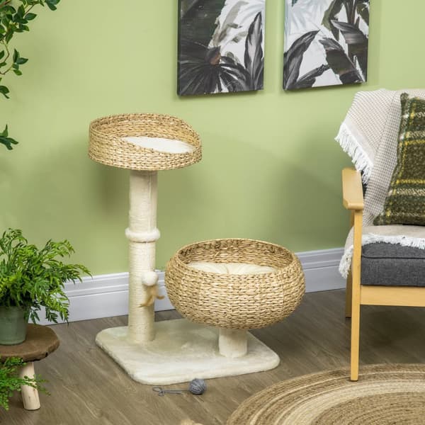 Klätterträd för Katt 72 cm med Bäddar & Lekboll