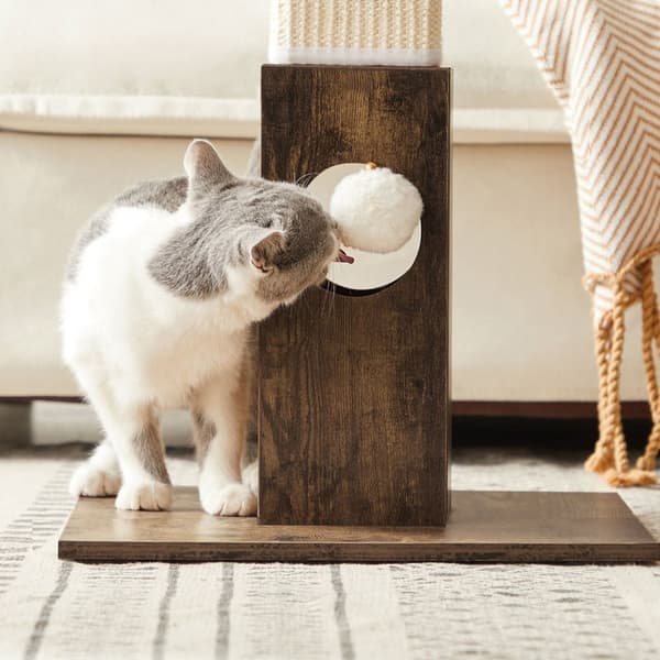 Kradsetræ til katte, kradsetræ lavet af naturligt sisalreb, d