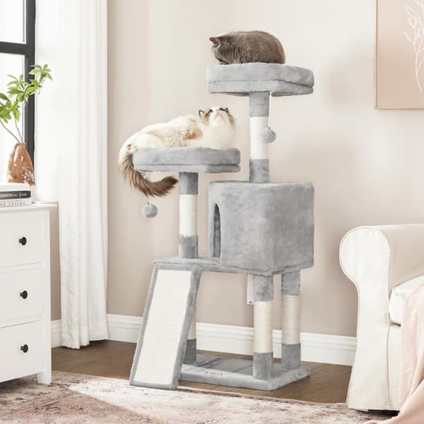 Kradsehus til katte, kattehus 115 cm, kradserampe