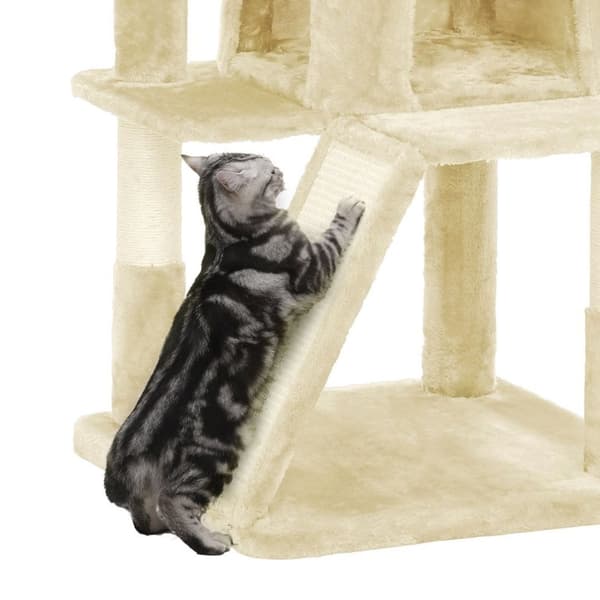 Klösträd för katter, katttorn, förlängd sittpinne