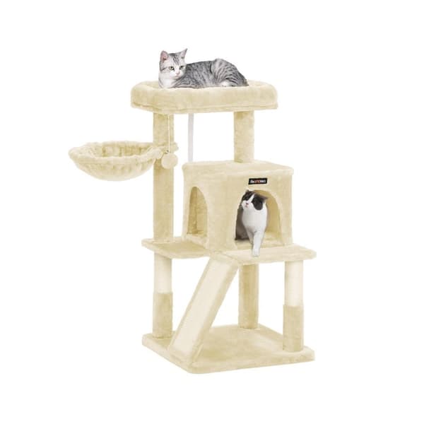 Klösträd för katter, katttorn, förlängd sittpinne