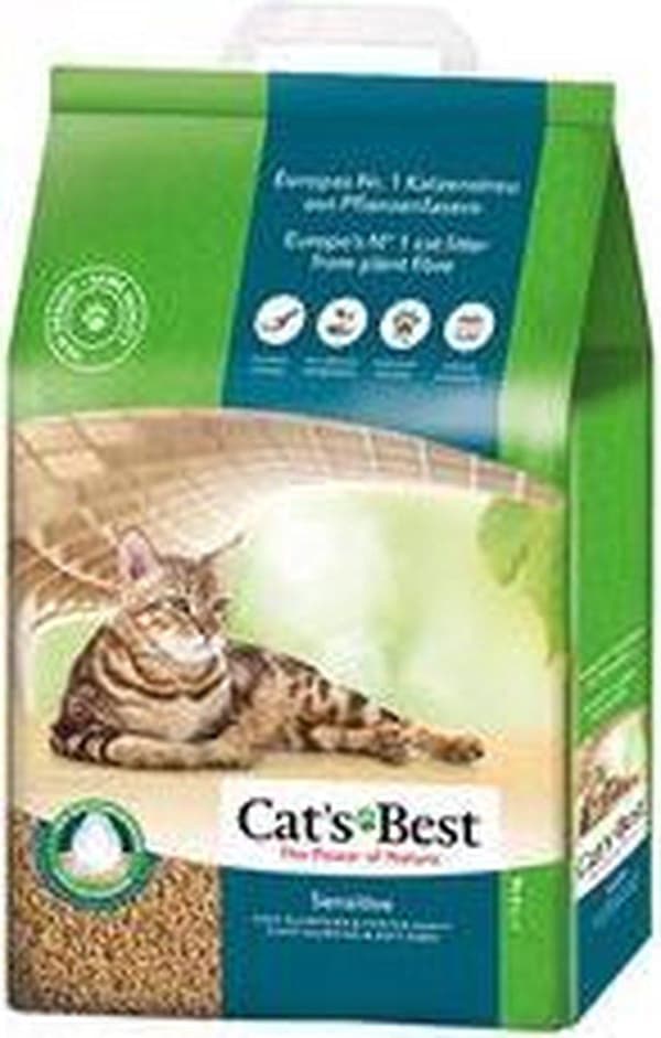 Cat's Best puinen kissanhiekka herkälle kissalle - 20 vuotta