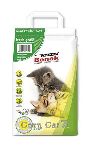 Certech Super Benek Corn Cat Fresh Grass - Corn Cat Litter Clumping 7 l