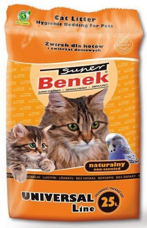 Certech Super Benek Universal Natural - Cat Litter Clumping 25 l