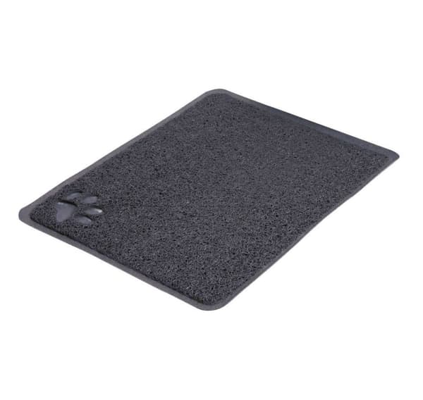 Kattebakkemåtte, PVC, 37 × 45 cm, antracit