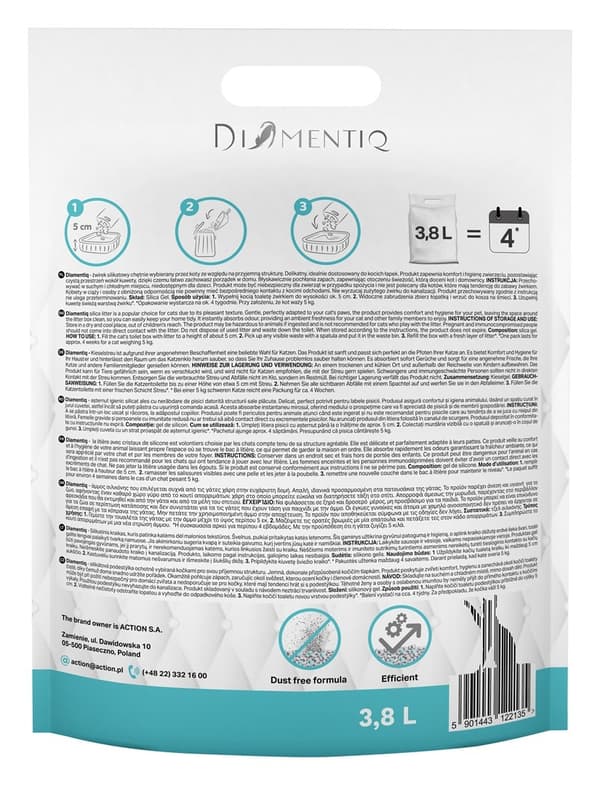 DIAMENTIQ Ocean Breeze - Kattsand - 3,8 l