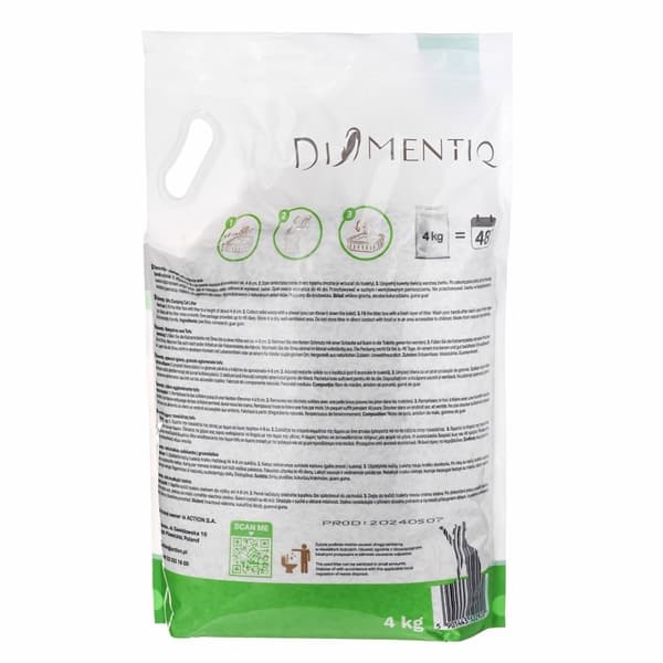 DIAMENTIQ Tofu Neutral Ultra klumpende - plantebaseret kattegrus - 4 kg