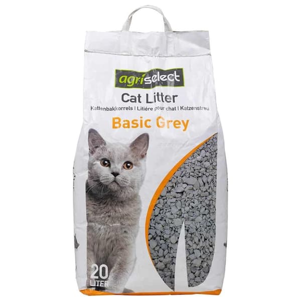 vidaXL kattegrus med babypudderduft bentonit 20L