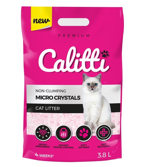 Calitti Micro Crystals - Silikone Kattegrus 3,8 l