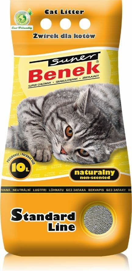 Certech Super Benek Standard Natural - Kattegrus klumpende 10 l