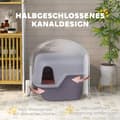 Miniatyrbillede 6 af 9: Kattetoilet med låg, 50x50x39 cm, Lilla