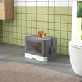 Miniatyrbillede 2 af 9: Katte Toilet, 48.5x38x36.5 cm, Grå
