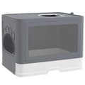 Miniatyrbillede 1 af 9: Katte Toilet, 48.5x38x36.5 cm, Grå