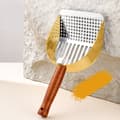 Miniatyrbild 4 av 4: INF Skopa för kattsand i rostfritt stål - Effektiv och hygienisk