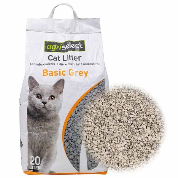 Kattsand med babypuderdoft bentonit 20 L