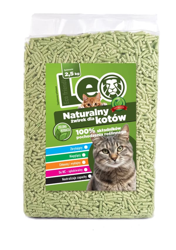 Leo kattsand - Grönt te
