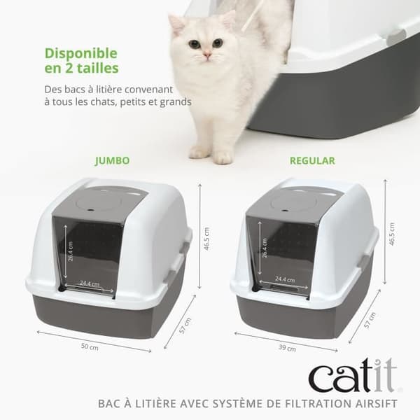 JUMBO Katt toaletthus 46x55x45 cm