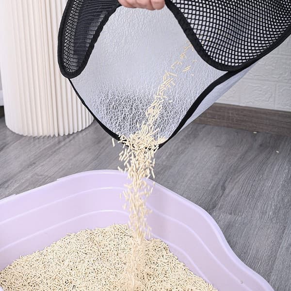 Kattegrusmåtte med honeycomb-design, vandtæt og skridsikker, i flere størrelser