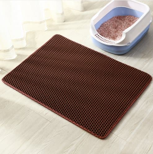 Kattebakkemåtte med honeycomb-design, skridsikker og vandtæt, i flere størrelser