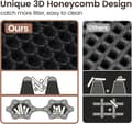 Miniatyrbillede 3 af 7: OBOSOE kattebakkemåtte, kattebakkemåtter med honeycomb-design, skridsikre og vandtætte