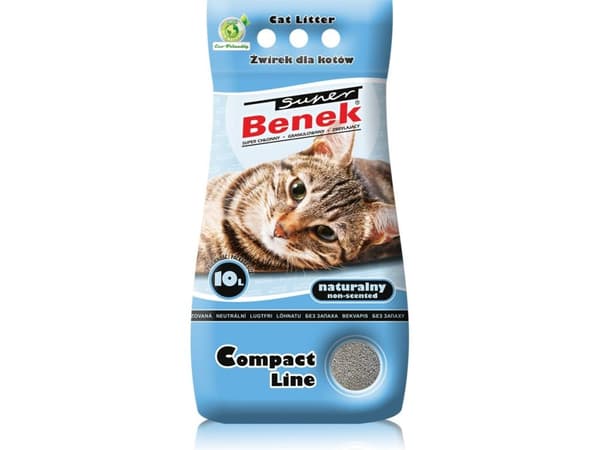 Certech Super Benek Compact Natural - Kattströ som klumpar 10 l